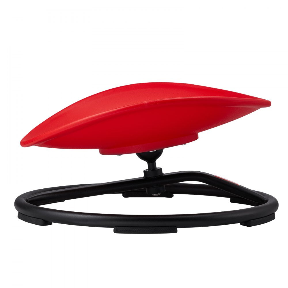 VEVOR Kids Swivel Chair, 220 LBS Capacity, Sensory Spinning Chair, Autistic Kids Sensory Toy Chair with Non-Slip Metal Base, Toddler Sit and Spin Chair for Coordination Balance Focus Training Red