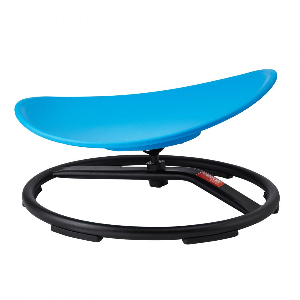 VEVOR Kids Swivel Chair, 220 LBS Capacity, Sensory Spinning Chair, Autistic Kids Sensory Toy Chair with Non-Slip Metal Base, Toddler Sit and Spin Chair for Coordination Balance Focus Training Blue