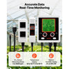 VEVOR Carbon Dioxide Monitoring Controller, Dual Outlets Carbon Dioxide Controller, CO2 Meter Monitor Day and Night Detection Feature, NDIR CO2 Sensor for Green House, Laboratories, Classrooms, Home