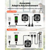 VEVOR Carbon Dioxide Monitoring Controller, Dual Outlets CO2 Monitor & Controller, Carbon Dioxide Sensor Day and Night Detection Feature, NDIR CO2 Sensor for Greenhouse, Laboratories, Classrooms, Home
