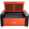 VEVOR 130W CO2 Laser Engraver, 55 x 35 in, CO2 Laser Engraver Cutter Machine with Water Chiller, 2 Way Pass Air Assist, 1200 mm/s Speed, Autofocus Engraving Cutting Machine, for Wood Acrylic Glass