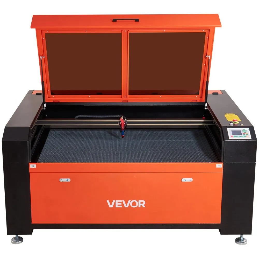 VEVOR 130W CO2 Laser Engraver, 55 x 35 in, CO2 Laser Engraver Cutter Machine with Water Chiller, 2 Way Pass Air Assist, 1200 mm/s Speed, Autofocus Engraving Cutting Machine, for Wood Acrylic Glass