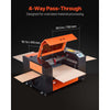 VEVOR 60W CO2 Laser Engraver, 24 x 16 in, CO2 Laser Engraver Cutter Machine with 4 Way Pass Air Assist, Engraving Cutting Machine, Compatible with LightBurn CorelDRAW RDWorks, for Wood Acrylic Glass
