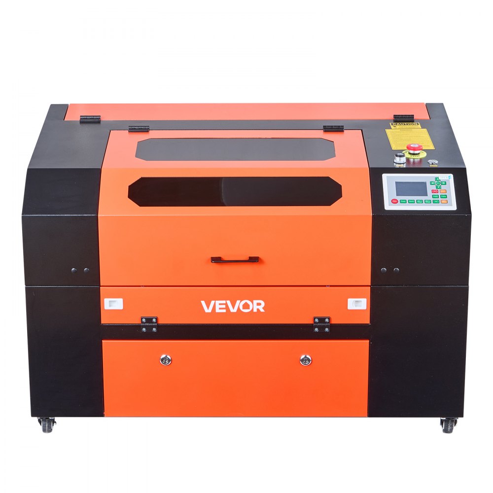 VEVOR 50W CO2 Laser Engraver, 20 x 12 in, CO2 Laser Engraver Cutter Machine with 4 Way Pass Air Assist, Engraving Cutting Machine, Compatible with LightBurn CorelDRAW RDWorks, for Wood Acrylic Glass