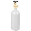 VEVOR CO2 Tank, 2.5 lbs New Aluminum Alloy Cylinder, CO2 Air Tank with Light Gray Spray Coating, CGA320 Valve & Adjustable Pressure, DOT Approved Cylinder for Draft Beer Dispensing and Soda Maker