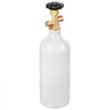 VEVOR CO2 Tank, 2.5 lbs New Aluminum Alloy Cylinder, CO2 Air Tank with Light Gray Spray Coating, CGA320 Valve & Adjustable Pressure, DOT Approved Cylinder for Draft Beer Dispensing and Soda Maker