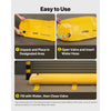 VEVOR Flood Barrier, 12 ft Length x 12 in Height Sandbag Alternative, Water Barrier for Flooding with Great Waterproof Effect, Reusable PVC Water Diversion Tubes, Flood Barriers for Home, Door, Garage