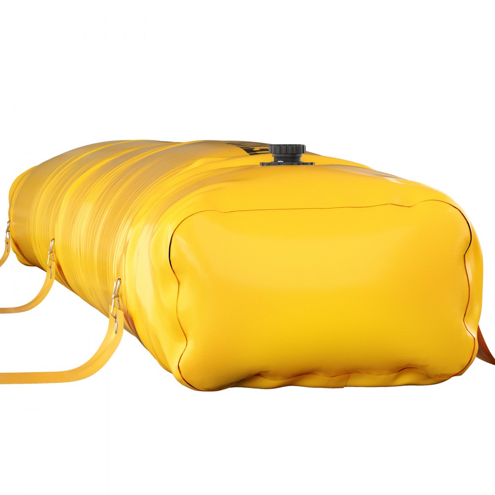 VEVOR Flood Barrier, 12 ft Length x 12 in Height Sandbag Alternative, Water Barrier for Flooding with Great Waterproof Effect, Reusable PVC Water Diversion Tubes, Flood Barriers for Home, Door, Garage