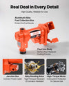 VEVOR Fuel Transfer Pump, 12V DC 20 GPM 1/4 HP Diesel Pump, Extractor Pumps with Manual Nozzle, Discharge Hose and Suction Pipe, for Gasoline, Diesel, Kerosene, Ethanol-Methanol Blends & Biodiesel