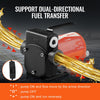 VEVOR Fuel Transfer Pump, 12V DC 5 GPM 1/10 HP, Portable Electric Diesel Transfer Pump with Auto Shut-Off Fuel Nozzle, Long Inlet & Outlet Hose for Gasoline Diesel, Kerosene, Methanol Blends