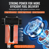 VEVOR Fuel Transfer Pump, 12V DC 5 GPM 1/10 HP, Portable Electric Diesel Transfer Pump with Auto Shut-Off Fuel Nozzle, Long Inlet & Outlet Hose for Gasoline Diesel, Kerosene, Methanol Blends