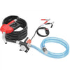 VEVOR Fuel Transfer Pump, 12V DC 8 GPM 1/6 HP, Portable Electric Diesel Transfer Pump with Auto Shut-Off Fuel Nozzle, Long Inlet & Outlet Hose for Gasoline, Diesel, Kerosene, Methanol Blends