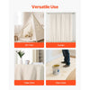 VEVOR Canvas Drop Cloth, 4x12 ft Painters Drop Cloth for Painting, 8oz All Purpose Canvas Tarp for Furniture & Floor Protection, Cotton Fabric Paint Tarp for Curtains, Tablecloths, Washable & Reusable
