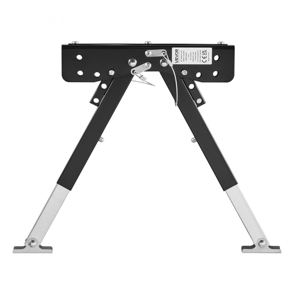 VEVOR RV Step Stabilizer, Height Adjustable Step Stabilizer Kit, Camper Stair Stabilizers with Powder Coated Steel for 5th Wheels, Travel Trailers and Motorhomes, Adjustable from 3 inch to 15 inch