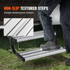 VEVOR RV Steps, 2-Step, Manual Retractable RV Stairs, Foldable, 440 LBS Load Capacity, Aluminum Alloy Steps, Thickened Steel Plate, Non-Slip Steps for Safe Entry and Exit, RV, Trailer, Camper Steps
