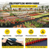VEVOR Weed Barrier Landscape Fabric, 5 x 250 ft, 5 Oz Premium Woven Ground Cover Heavy Duty PP Material & Easy Setup, Single-Layer for Outdoor Garden, Lawn, Driveway, Black