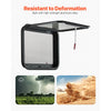 VEVOR RV Exit Window, 30" W x 20" H Tinted RV Window with Net Screen and Trim Ring, Fit for 1 1/4" - 1 13/16" Thickness Wall, RV Window Replacement for Teardrop Cargo Trailer Camper, DOT Approved