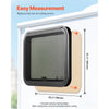VEVOR RV Exit Window, 30" W x 22" H Tinted RV Window with Net Screen and Trim Ring, Fit for 1 1/4" - 1 13/16" Thickness Wall, RV Window Replacement for Teardrop Cargo Trailer Camper, DOT Approved