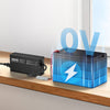 VEVOR 12V 10A Lithium Battery Charger, 14.6V, AC-DC LiFePO4 Smart Charger, with Anderson Connector, LED Indicator, 0V Activation, for Lithium LiFePO4 Deep Cycle Rechargeable Batteries of Boat, RV