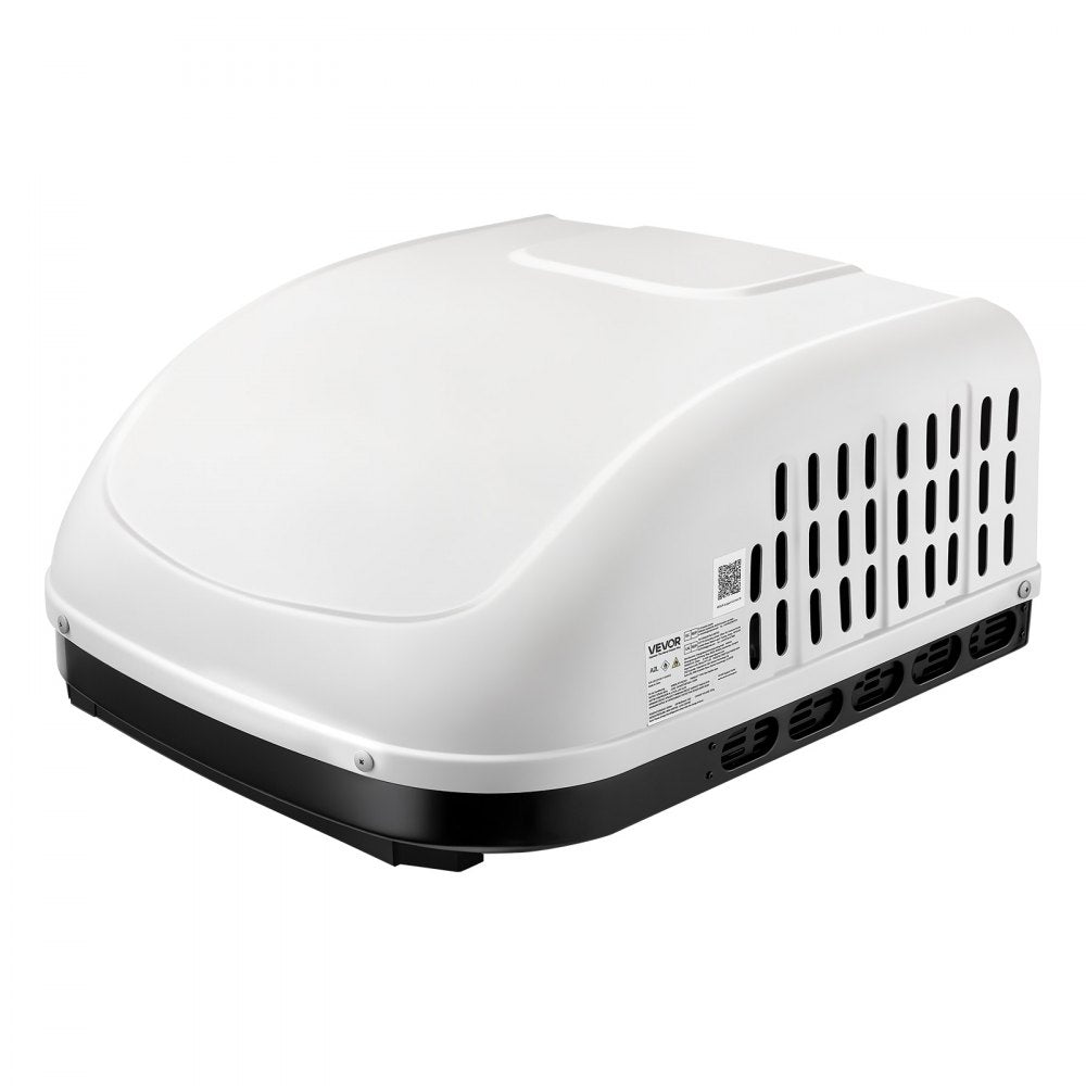 VEVOR RV Air Conditioner, 15000 BTU RV AC Unit, 120V Ducted or Non-Ducted Rooftop Air Conditioner with High-Performance Compressor Motor, Easy Install Quiet Cooling AC with Standard Vent Size, White