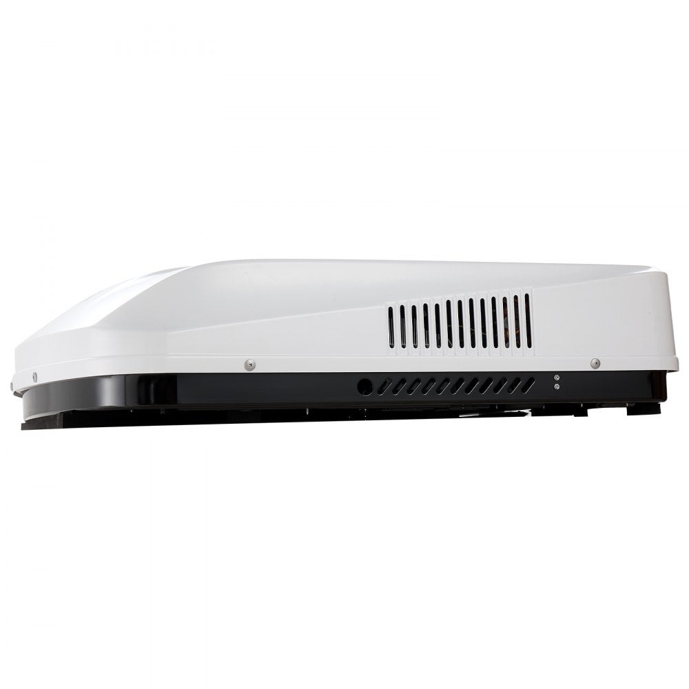 VEVOR RV Air Conditioner, 15000 BTU RV AC Unit, 120V Ducted Rooftop Air Conditioner with Heat Pump & Cooling, Variable Speed Easy Install Quiet AC Unit with ADB Button Control & Remote Control, White