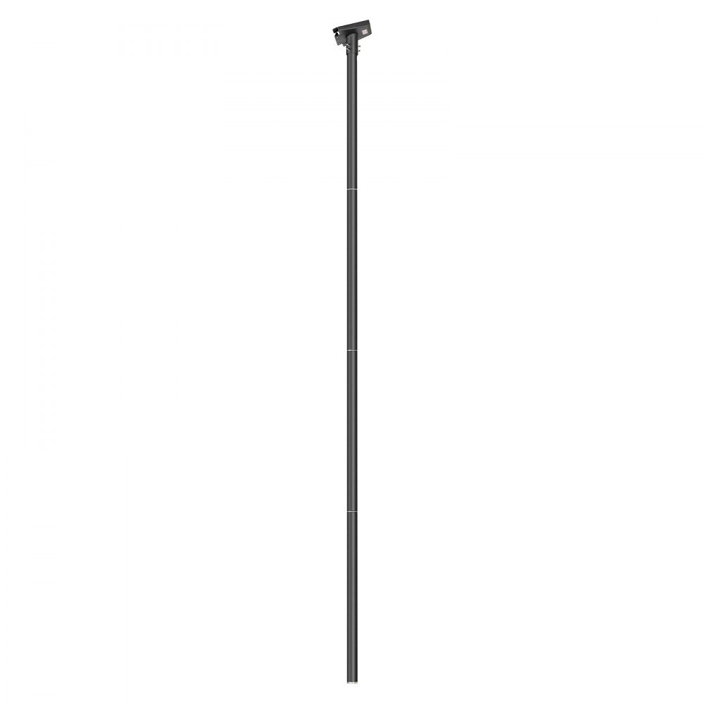 VEVOR Starlink RV Ladder Mount, 360°Adjustable Angle Mounting Standard Gen 3 Pipe Kit, Heavy-Duty Steel Extra Long Starlink RV Ladder Adapter, Compatible with Gen3 and V3, Easy to Assembly, Black
