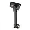 VEVOR Starlink RV Ladder Mount, 360°Adjustable Angle Mounting Standard Gen 3 Pipe Kit, Heavy-Duty Steel Extra Short Starlink RV Ladder Adapter, Compatible with Gen3 and V3, Easy to Assembly, Black
