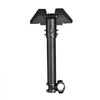 VEVOR Starlink RV Ladder Mount, 360°Adjustable Angle Mounting Standard Gen 3 Pipe Kit, Heavy-Duty Steel Extra Short Starlink RV Ladder Adapter, Compatible with Gen3 and V3, Easy to Assembly, Black