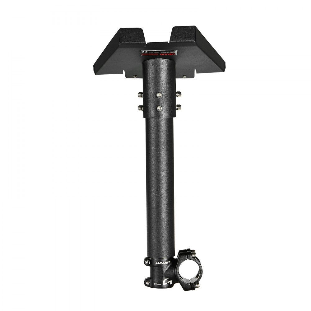 VEVOR Starlink RV Ladder Mount, 360°Adjustable Angle Mounting Standard Gen 3 Pipe Kit, Heavy-Duty Steel Extra Short Starlink RV Ladder Adapter, Compatible with Gen3 and V3, Easy to Assembly, Black