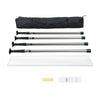 VEVOR Dust Barrier Poles, Carry Bag, 10 Ft Poles with 4 Telescoping Poles, and 32.8x13.12 Ft Plastic Film, for Interior Decoration and Painting Projects