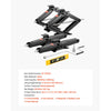 VEVOR 9000 lbs RV Scissor Jacks, 4-23.4 in RV Stabilizer Leveling Scissor Jacks, Set of 4, Heavy Duty Stabilizer Jack with Crank Handle, Socket and Bubble Levels, Not Easily Bent or Deformed