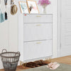 VEVOR Shoe Cabinet with 3 Flip Drawers, Shoe Storage Cabinet for Entryway, Free Standing Shoe Storage Organizer for Heels, Boots, Slippers in Hallway, Living Room
