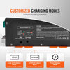VEVOR RV Converter, 55 Amp, 110V AC to 12V DC RV Power Converter Battery Charger with 4 Stage Smart Charging 13V to 16.5V Adjustable Operating Range, Compatible with Lithium Lead Acid Battery, ETL