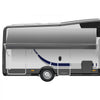 VEVOR RV Awning Fabric Replacement, 18' (Fabric 17'2") 18 oz Heavy-Duty Weatherproof Vinyl Camper Awning Replacement, UPF50+ Protection Waterproof Outdoor Canopy for RV, Motorhome, Trailer, Gray Fade