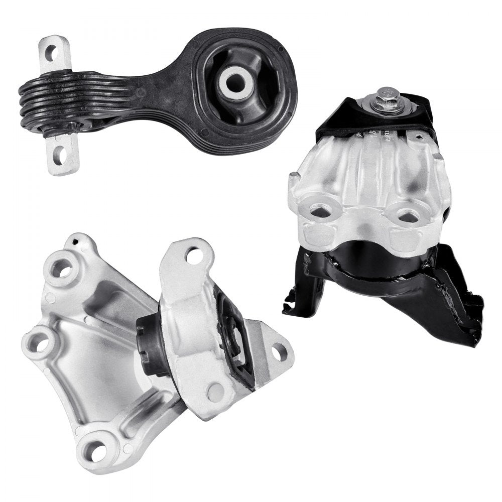 VEVOR Engine Motor Mount and Transmission Mount Kit Replacement, Set of 3, Compatible with 2012–2013 Honda Civic 1.8L Coupe, Replace OE# A65048, A65021, A65087, Secure Support