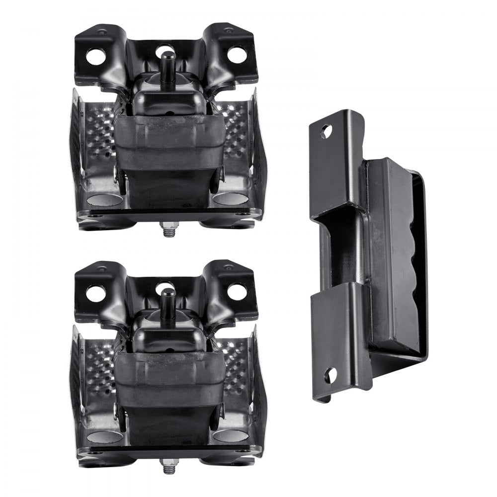 VEVOR Engine and Transmission Motor Mount Kit Replacement, Set of 3, Compatible with 2007–2013 Chevrolet Silverado 1500 5.3L V8, Replace OE# A5365, A5365, A2638, Secure Support