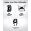 VEVOR Engine and Transmission Motor Mount Kit Replacement, Set of 3, Compatible with 2013–2019 Ford Escape 2.0L L4, Replace OE# A5612, A5631, A5520, Secure Support