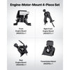 VEVOR Engine and Transmission Motor Mount Kit Replacement, Set of 4, Compatible with 2009–2013 Toyota Corolla 1.8L L4, Replace OE# A62015, A62039, A62027, A62023, Secure Support
