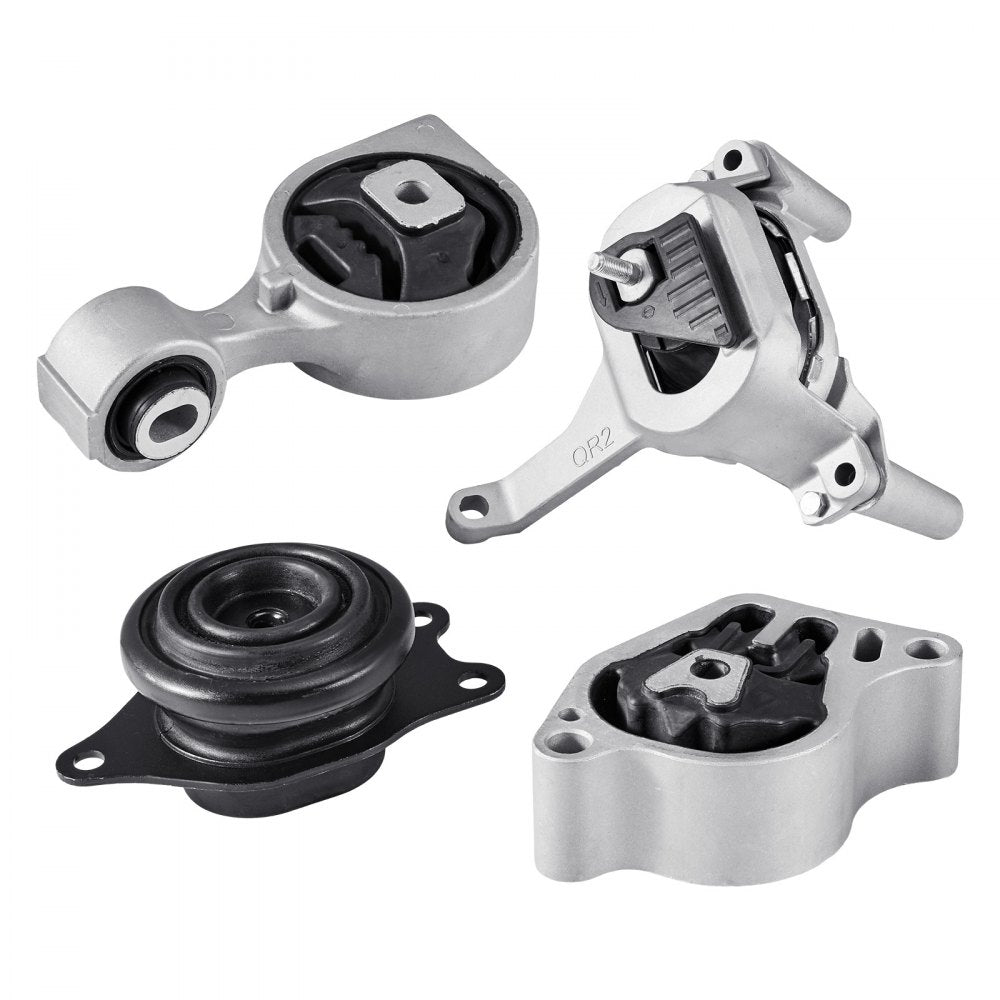 VEVOR Engine and Transmission Motor Mount Kit Replacement, Set of 4, Compatible with 2007–2017 Nissan Altima 2.5L L4, Replace OE# A4350, A4353, A4340, A4339, Secure Support