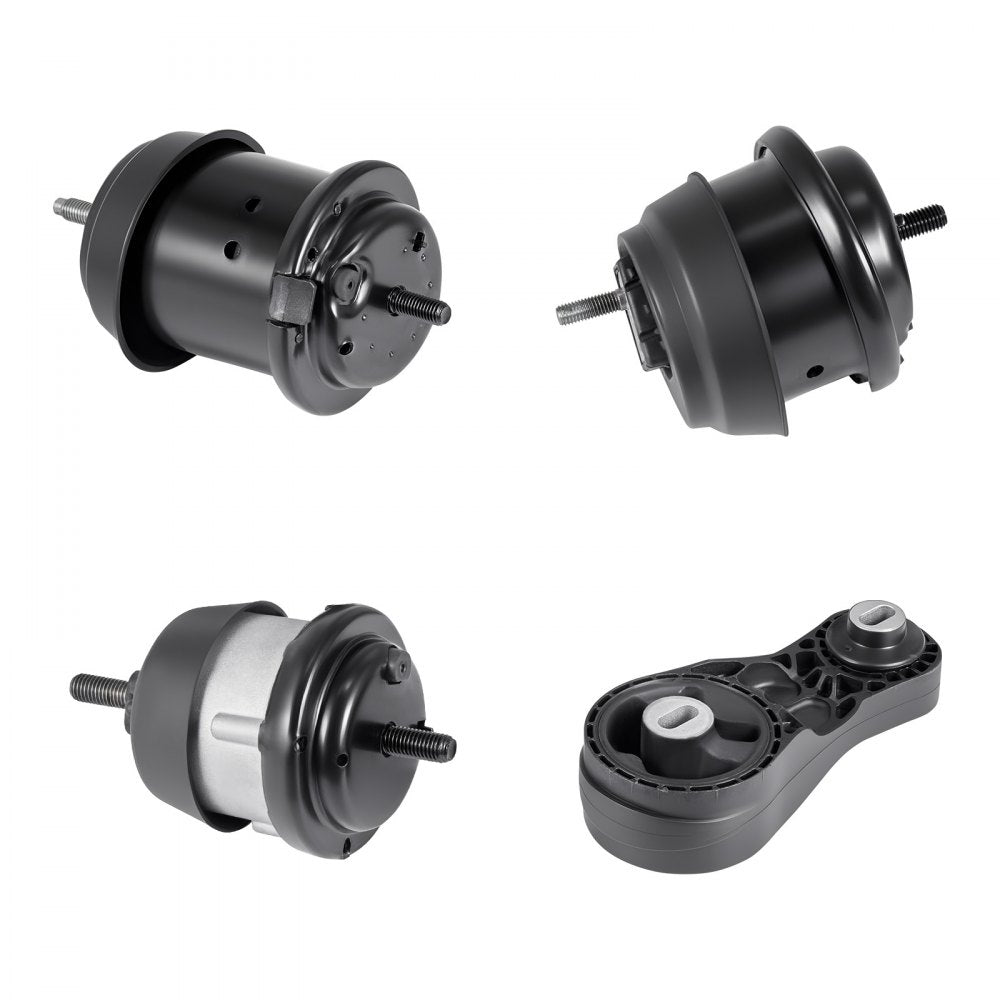 VEVOR Engine and Transmission Motor Mount Kit Replacement, Set of 4, Compatible with 2009–2017 Chevrolet Traverse 3.6L V6, Replace OE# A5548HY, A5549HY, A5458HY, A5444, Secure Support