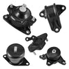 VEVOR Engine Motor Mount and Transmission Mount Kit Replacement, Set of 5, Compatible with 2008-2012 Honda Accord 2.4L L4 and 2009-2013 Acura TSX 2.4L, Replace OE# A4565 A4572 A4570 A4584 A4561