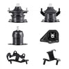 VEVOR Engine Motor Mount and Transmission Mount Kit Replacement, Set of 6, Compatible with 2003–2007 Honda Accord 3.0L V6, Replace OE# A4526HY, A4517, A4527HY, A4524, A4544, A4525, Secure Support