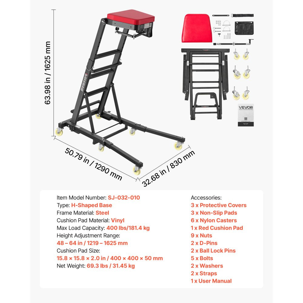 Vevor Engine Creeper Adjustable 48