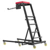 VEVOR Top Automotive Creeper 48"-64" Adjustable with Folding Mechanical Arm, Foldable High Top Engine Creeper, 400LBS Heavy-Duty Support, Stable H-Shaped Base, 6-Wheel Smooth Rolling for Auto Repair