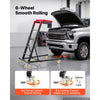 VEVOR Top Automotive Creeper 48"- 64" Adjustable High Top Engine Creeper, Easy Folding, 400LBS Heavy-Duty Steel Support, Stable H-Shaped Base, 6-Wheel Smooth Rolling for Auto Repair and Maintenance