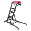 VEVOR Top Automotive Creeper 48"-76" Adjustable with Folding Mechanical Arm, Foldable High Top Engine Creeper, 400LBS Heavy-Duty Support, Stable H-Shaped Base, 6-Wheel Smooth Rolling for Auto Repair