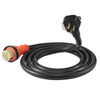 VEVOR Generator Cord, 15 ft Generator Power Cord with Plug in & Out Pin of Inlet Box Side, 50AMP NEMA 14-50P Generator Plug, SS2-50R Extension Cord 12000W,  125/250V Power Tested to UL Standards
