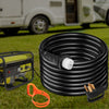 VEVOR 20 FT 50 Amp Generator Cord, STW 6/3 + 8/1 AWG Heavy Duty Extension Cord NEMA 14-50P & SS2-50R & CS6364 Twist Lock, for RV Camper and Generator to House
