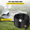 VEVOR 25Ft 50 Amp Generator Extension Cord STW 6/3 + 8/1 Generator Cord 125V 250V Generator Power Cord N14-50P & SS2-50R & CS6364 Twist Lock Connectors Tested to UL Standards