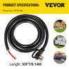VEVOR 30' 50A RV Camp Power Cord Generator Cord 6/3 + 8/1 AWG NEMA 14-50P to Bare Wire